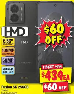 JB Hi-Fi Fusion 5G 256GB offer