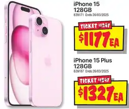 JB Hi-Fi iPhone 15 Plus 128GB offer