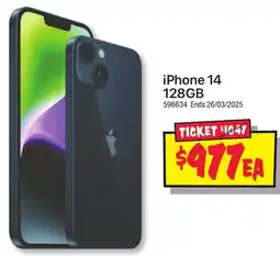 JB Hi-Fi iPhone 14 128GB offer