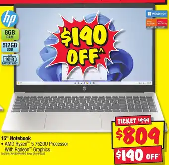 JB Hi-Fi 15" Notebook offer