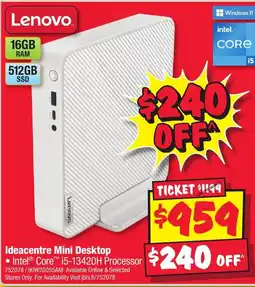 JB Hi-Fi Ideacentre Mini Desktop offer