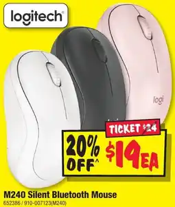 JB Hi-Fi M240 Silent Bluetooth Mouse offer