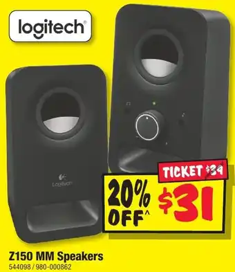 JB Hi-Fi Z150 MM Speakers offer