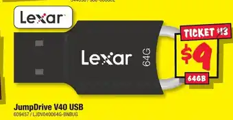 JB Hi-Fi JumpDrive V40 USB offer