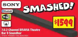 JB Hi-Fi 7.0.2 Channel BRAVIA Theatre Bar 9 Soundbar offer