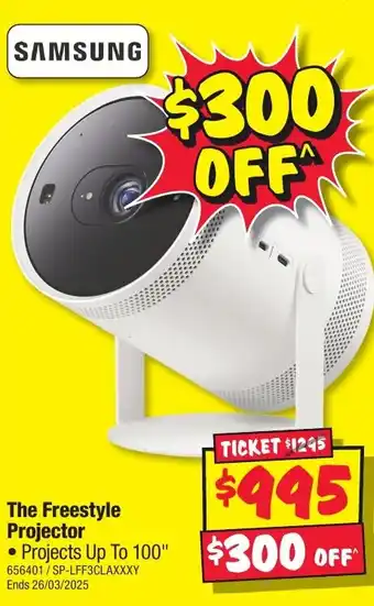 JB Hi-Fi The Freestyle Projector offer