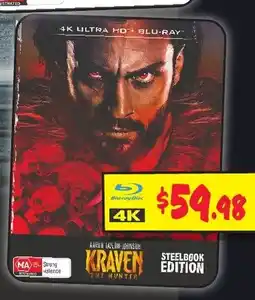 JB Hi-Fi THE HUNTER STEELBOOK offer