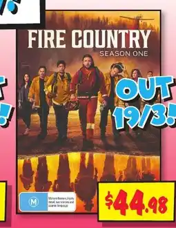 JB Hi-Fi FIRE COUNTRY offer