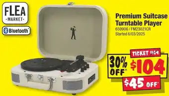 JB Hi-Fi Premium Suitcase Turntable Player offer