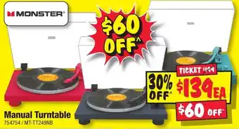 JB Hi-Fi Manual Turntable offer