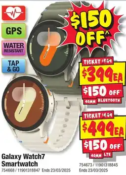 JB Hi-Fi Galaxy Watch7 Smartwatch offer