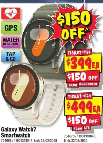 JB Hi-Fi Galaxy Watch7 Smartwatch offer