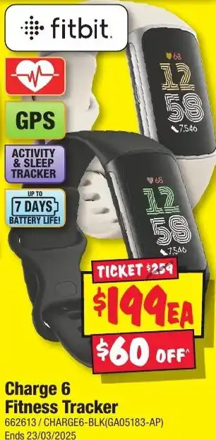 JB Hi-Fi Charge 6 Fitness Tracker offer