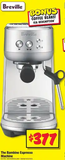 JB Hi-Fi The Bambino Espresso Machine offer