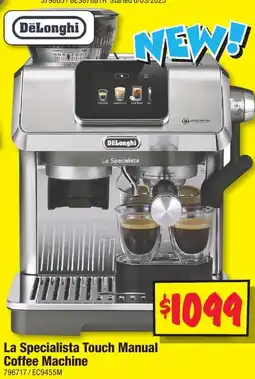 JB Hi-Fi La Specialista Touch Manual Coffee Machine offer