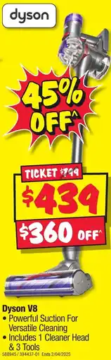 JB Hi-Fi Dyson V8 offer