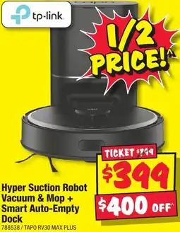 JB Hi-Fi Hyper Suction Robot Vacuum & Mop + Smart Auto-Empty Dock offer