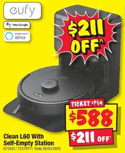 JB Hi-Fi Clean L60 With Self-Empty Station offer