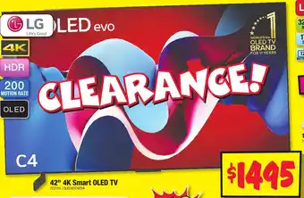 JB Hi-Fi 42" 4K Smart OLED TV offer