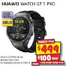 JB Hi-Fi HUAWEI WATCH GT 5 PRO offer