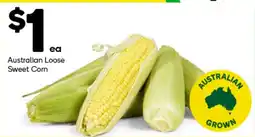 Woolworths Australian Loose Sweet Corn offer