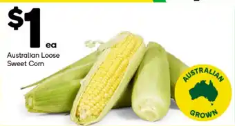 Woolworths Australian Loose Sweet Corn offer