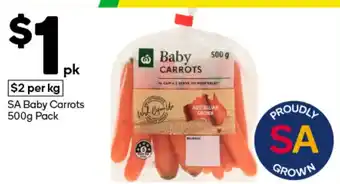 Woolworths Sa baby carrots offer