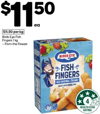 Woolworths Birds Eye Fish Fingers offer