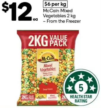 Woolworths McCain Mixed Vegetables offer