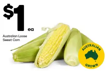 Woolworths Australian Loose Sweet Corn offer