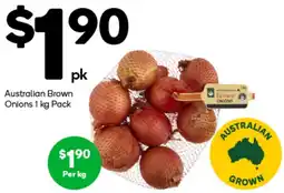 Woolworths Australian Brown Onions offer