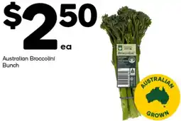 Woolworths Australian Broccolini Bunch offer