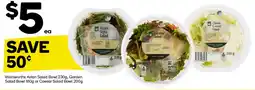 Woolworths Woolworths Asian Salad Bowl, Garden Salad Bowl or Caesar Salad Bowl offer