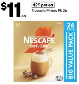 Woolworths Nescafe Mixers offer