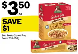 Woolworths San Remo Gluten Free Pasta offer