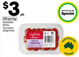 Woolworths Australian Petite Tomatoes Pack offer