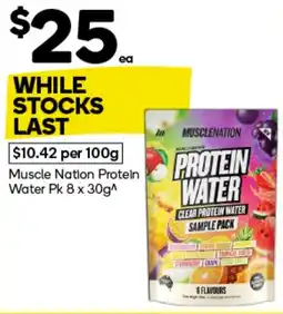 Woolworths Muscle Nation Protein Water Pk offer