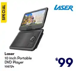 Woolworths Laser 10 inch Portable DVD Player offer