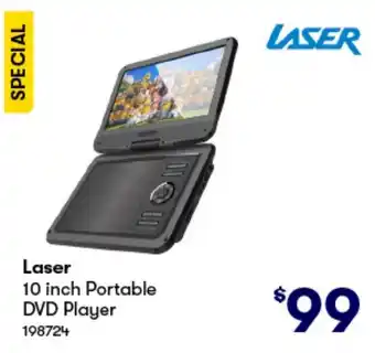 Woolworths Laser 10 inch Portable DVD Player offer