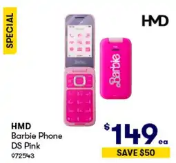 Woolworths HMD Barbie Phone DS Pink offer