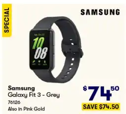 Woolworths Galaxy Fit 3 - Grey offer