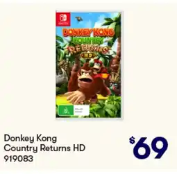 Woolworths Donkey Kong Country Returns HD offer