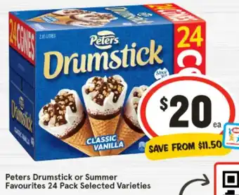 IGA Peters Drumstick or Summer Favourites offer