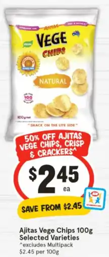 IGA Ajitas Vege Chips offer