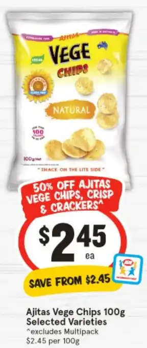 IGA Ajitas Vege Chips offer