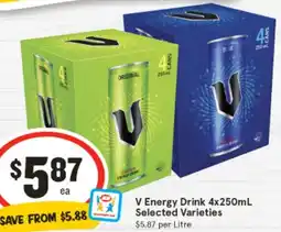 IGA V Energy Drink offer