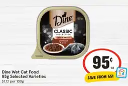 IGA Dine Wet Cat Food offer