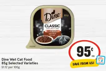 IGA Dine Wet Cat Food offer