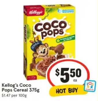 IGA Kellog's Coco Pops Cereal offer