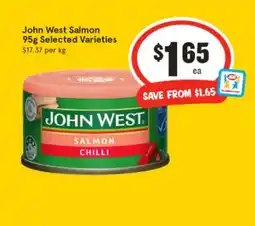 IGA John West Salmon offer